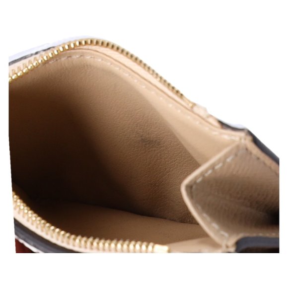 Louis Vuitton M67640 Monogram Giant Portefeuille Zoe Khaki Trifold Wallet w Box - Picture 9 of 16